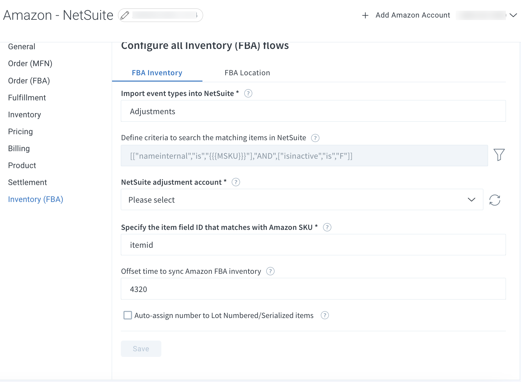 Amazon-NetSuite FBA inventory adjustments settings.png