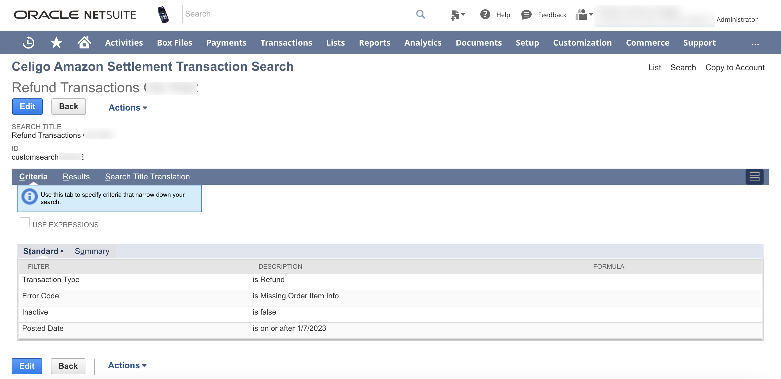Celigo_Amazon_Settlement_Transaction_Search_Criteria.png