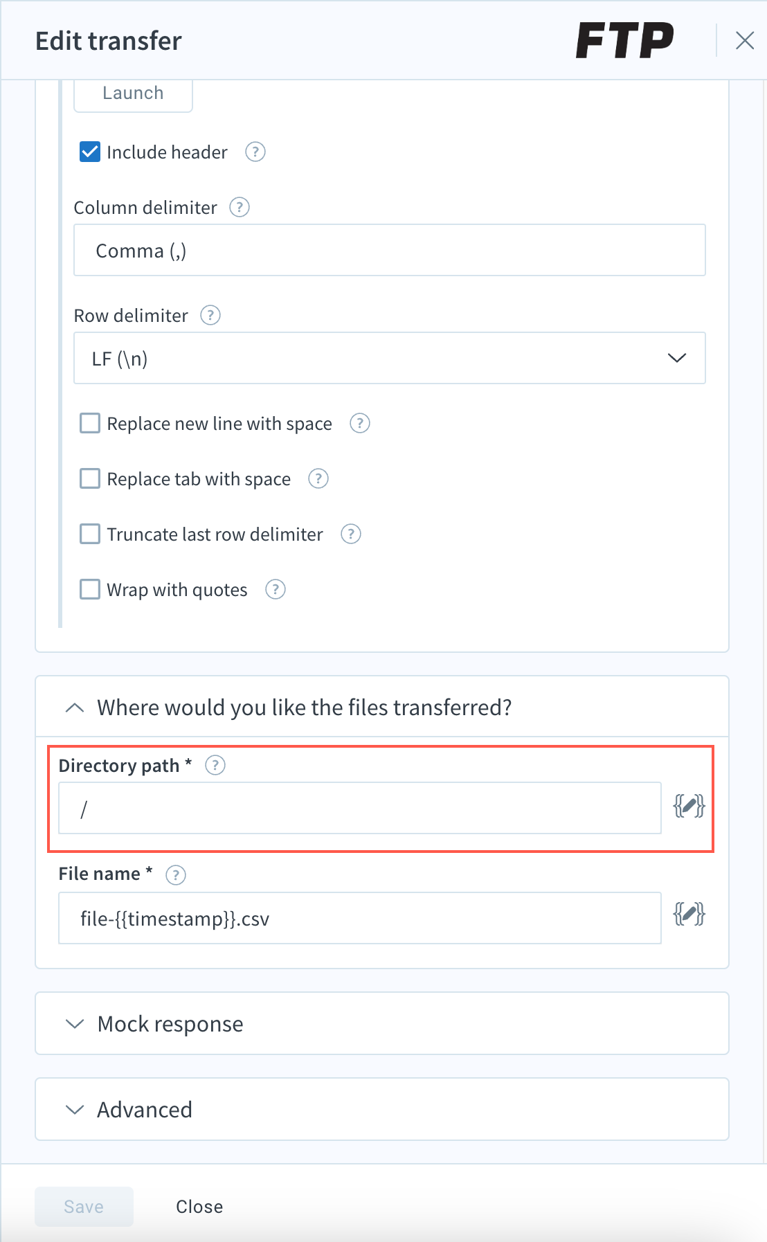 Select FTP location.png