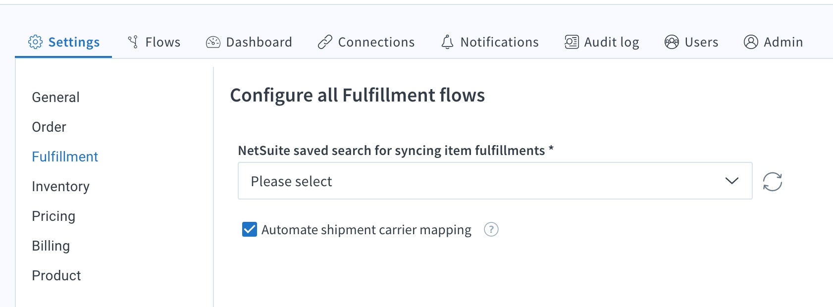 Understand the Fulfillment settings in the eBay NetSuite integration app Celigo Help Center