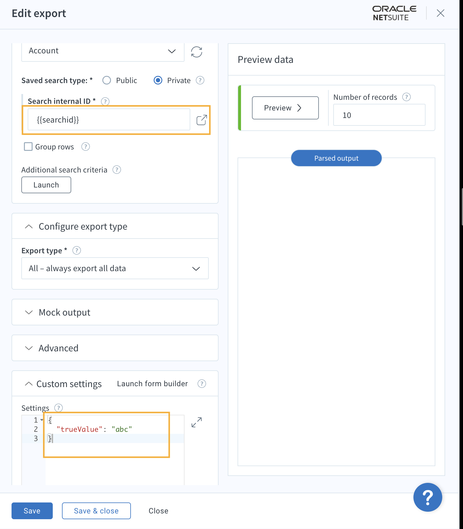 Export API endpoints – Celigo Help Center