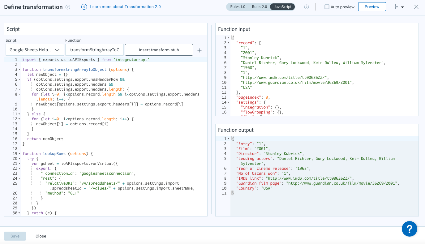 Working with Google Sheets – Celigo Help Center