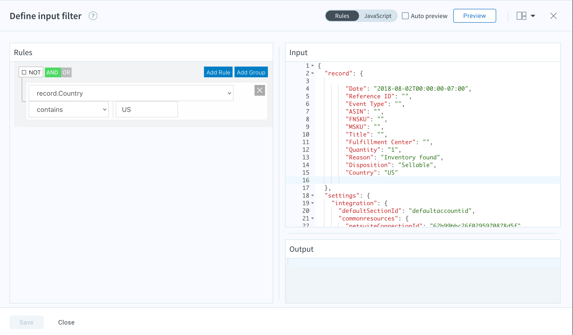 Input filter added for country.png