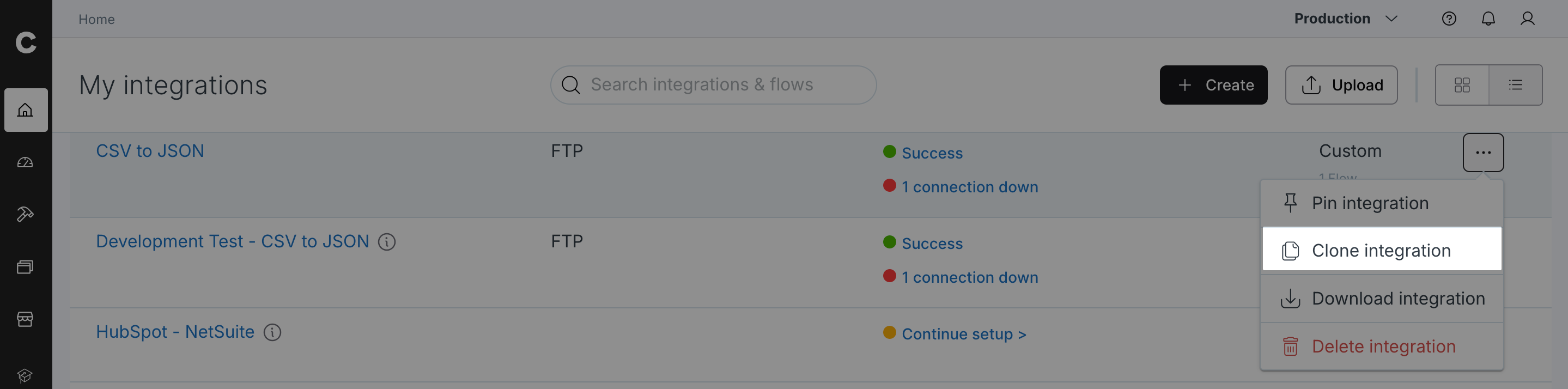 CloneIntegrationListView.png