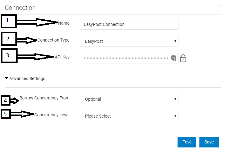 Set Up A Connection To EasyPost – Celigo Help Center