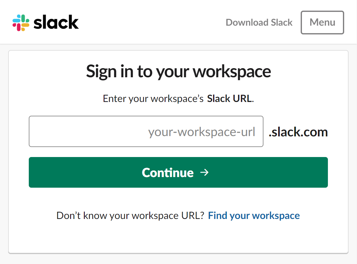 slack login with google