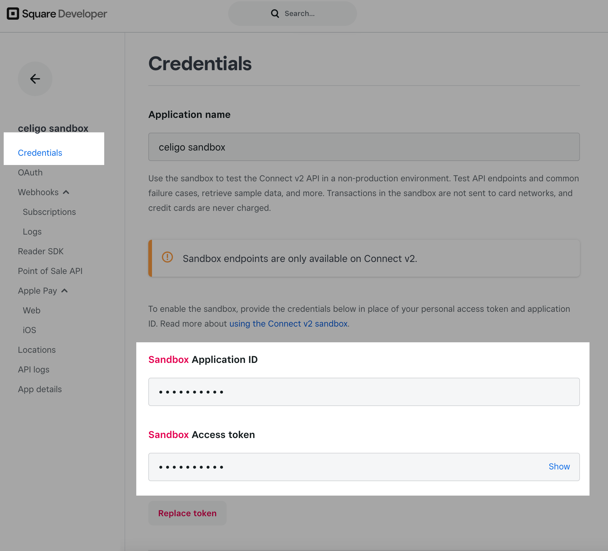 Set up a connection to Square – Celigo Help Center