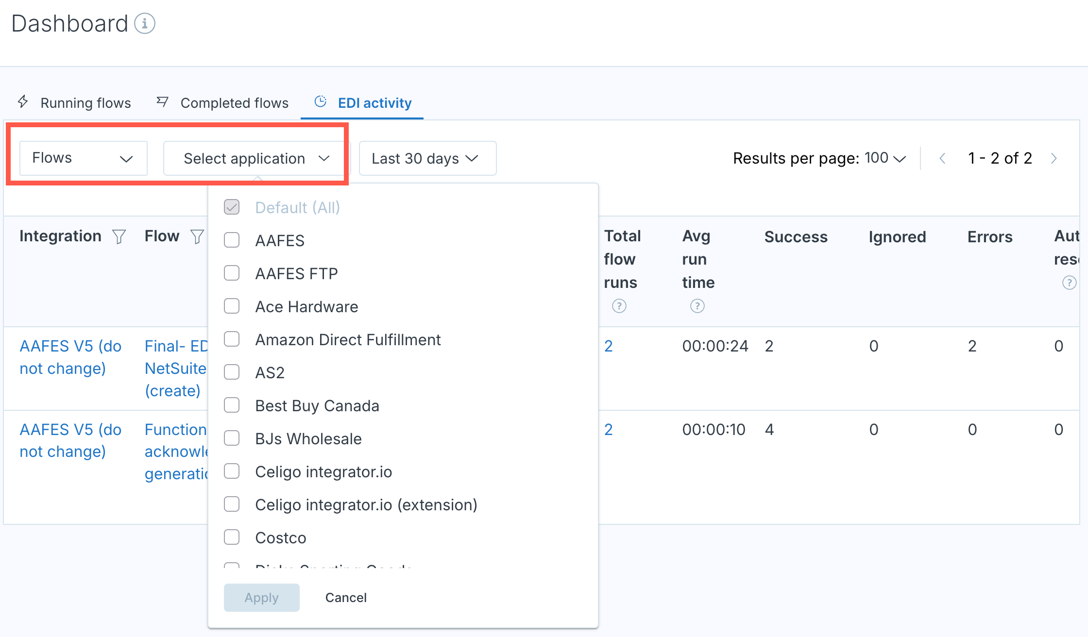 Flows_view_select_application_option.png