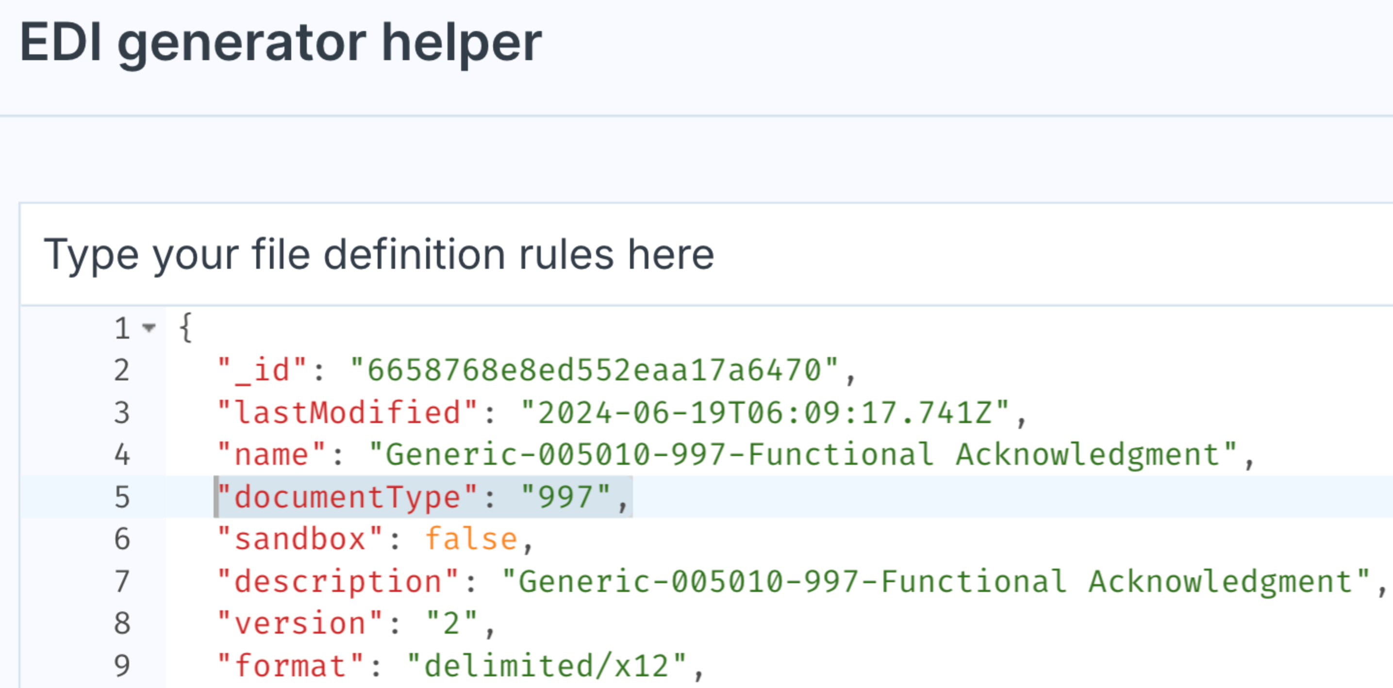 Generate functional acknowledgment for an EDI X12 transaction – Celigo Help  Center