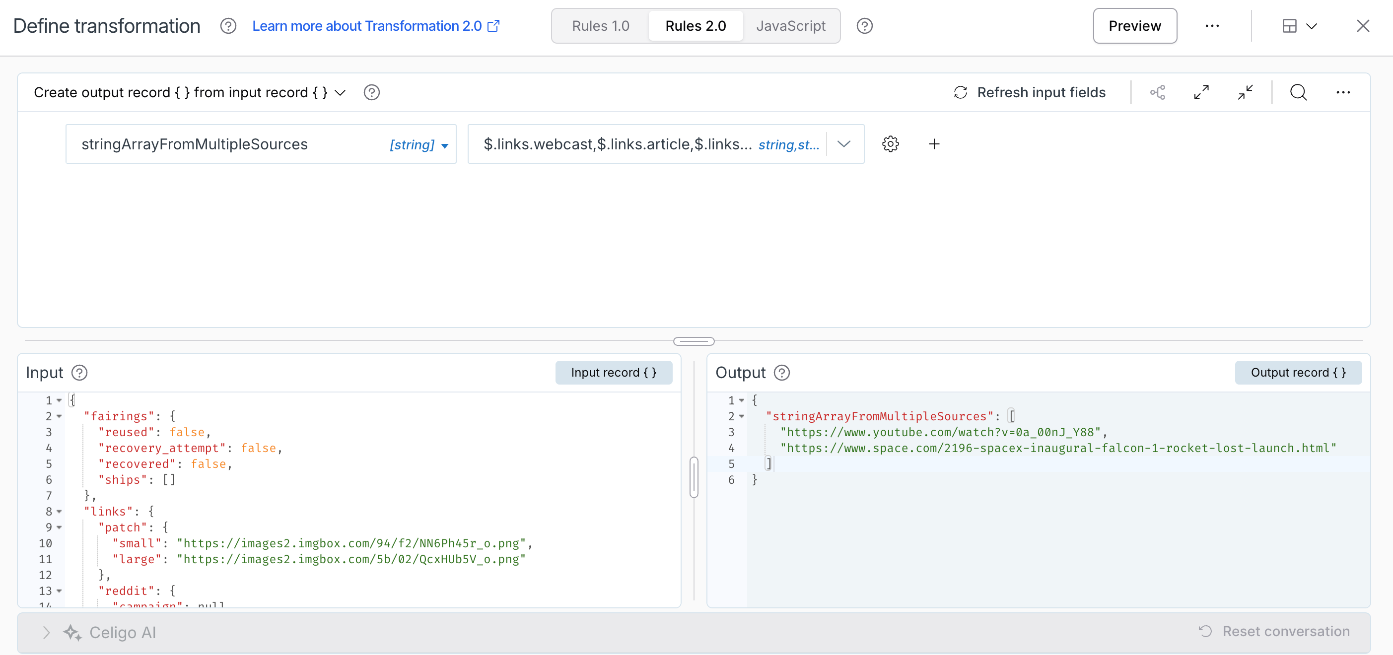 Transformation 2.0 – Celigo Help Center