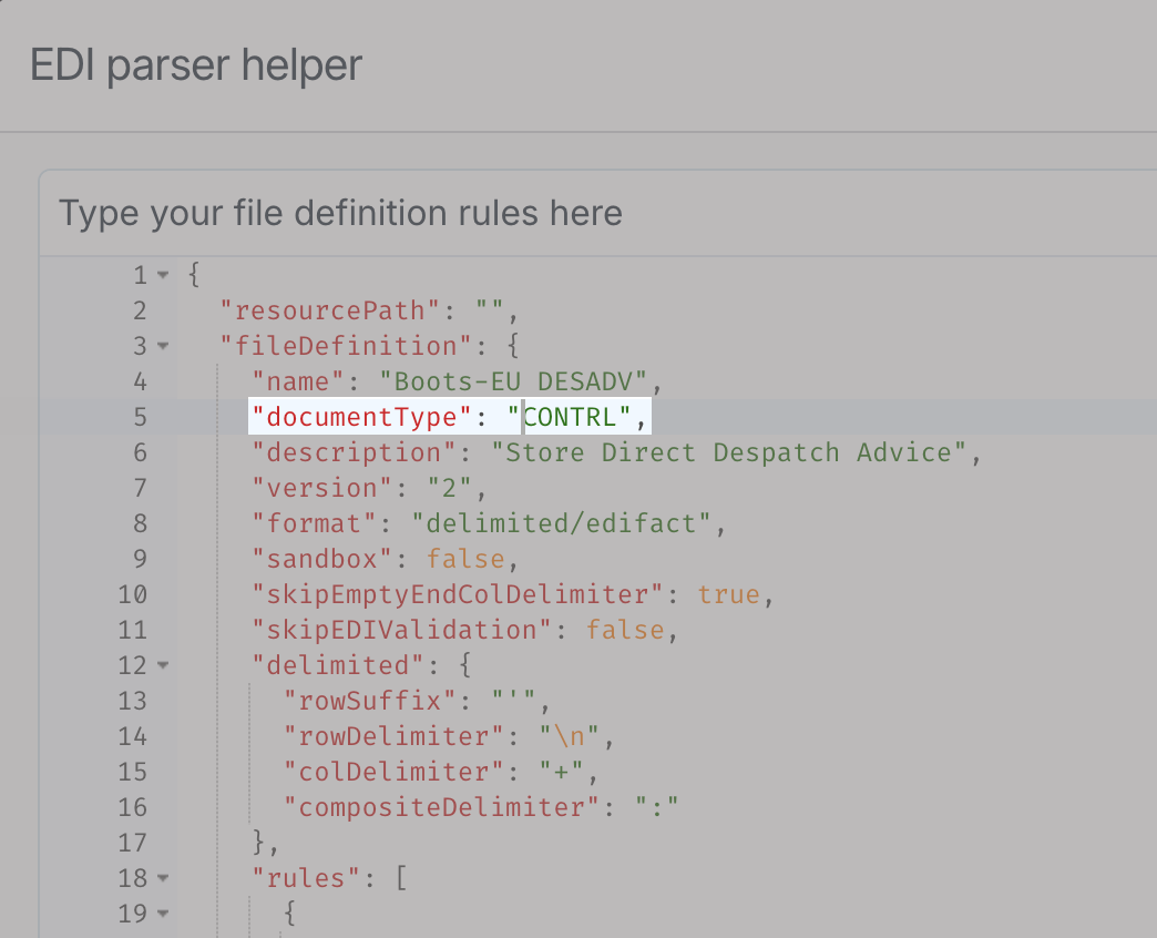 php edifact parser
