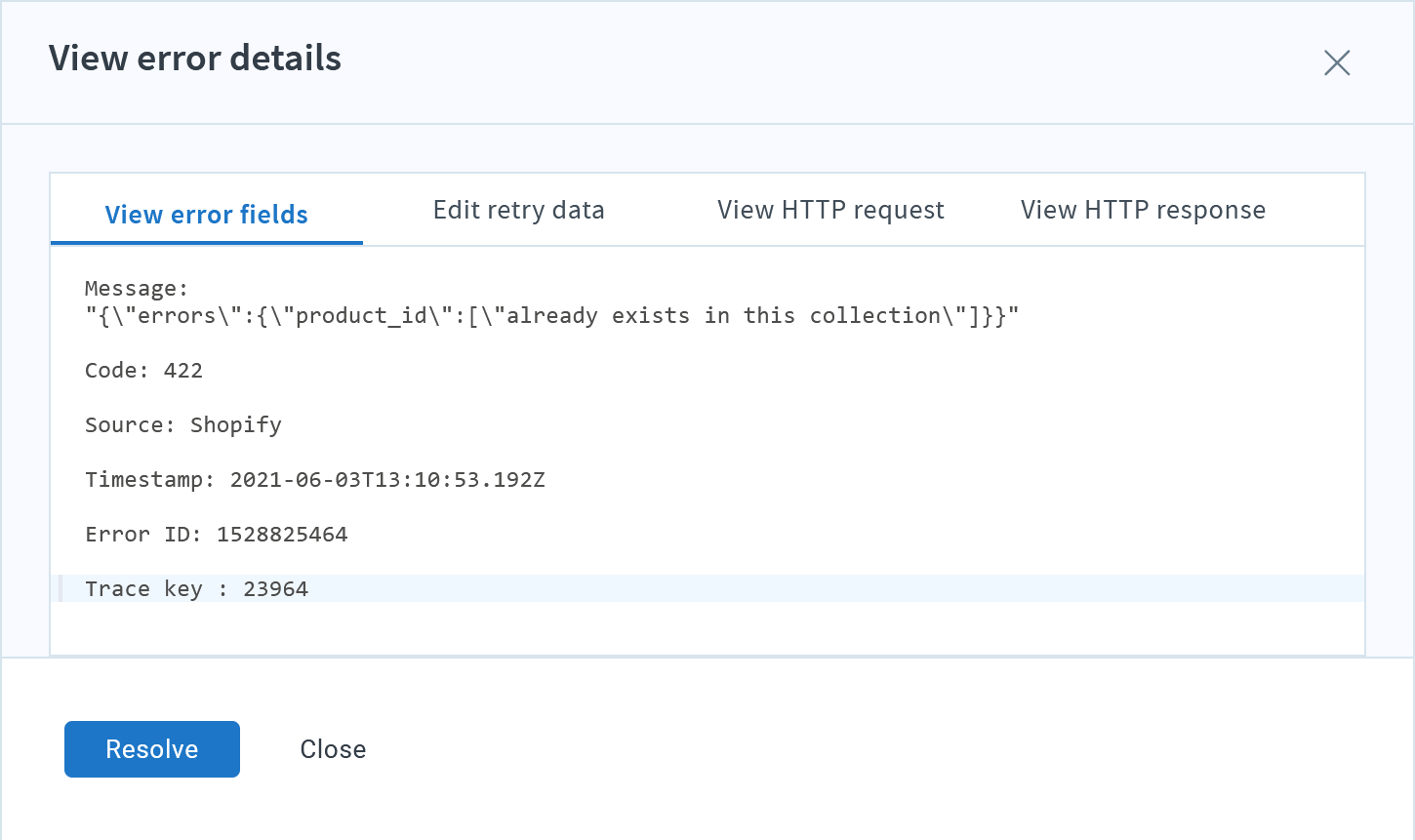 Set a custom trace key to uniquely identify a record – Celigo Help Center