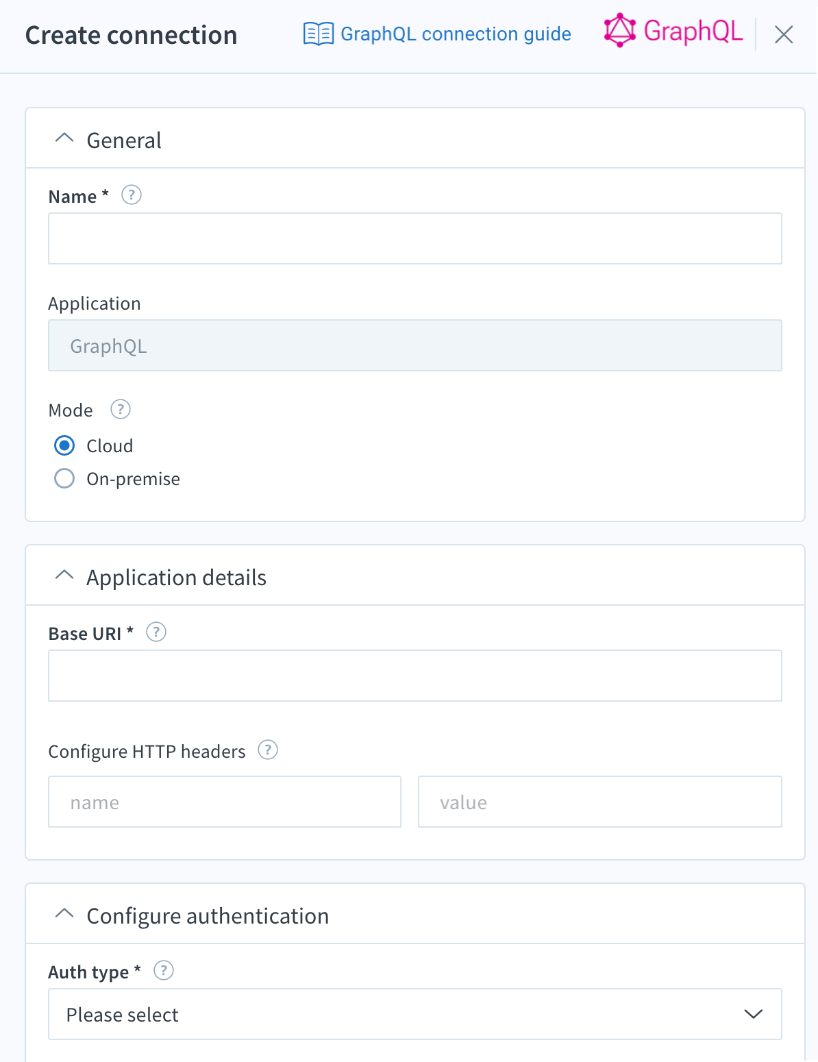 Set up a connection to a GraphQL endpoint – Celigo Help Center