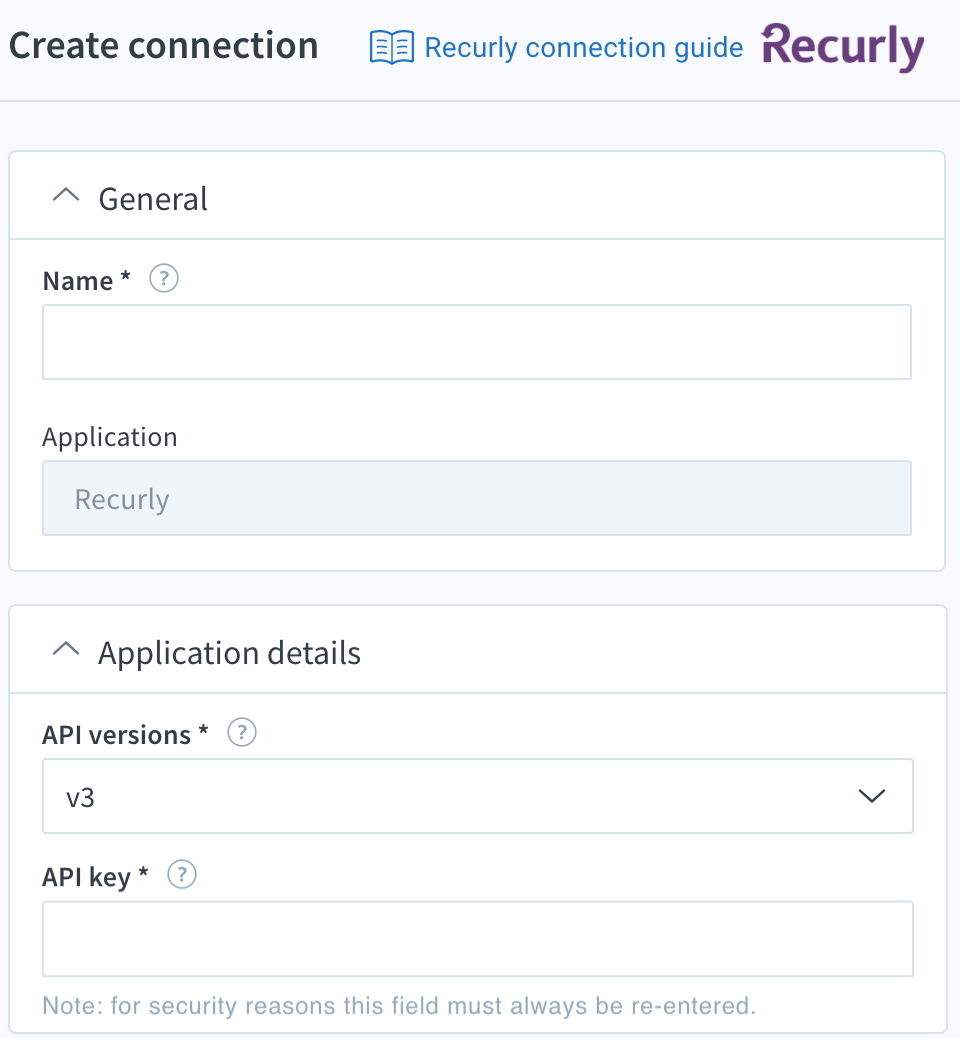 Set Up A Connection To Recurly – Celigo Help Center